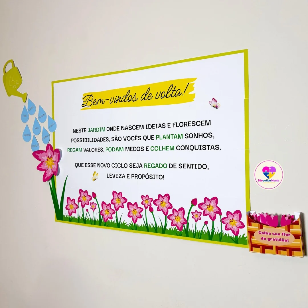 Kit Volta às Aulas Jardim 🌼