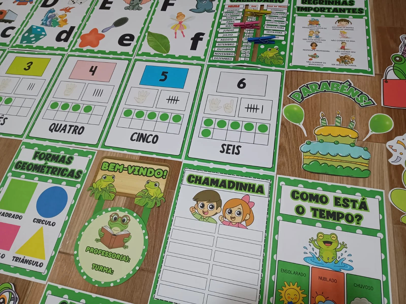 KIT SALA – EDUCAÇÃO INFANTIL SAPINHOS - Imagem 2