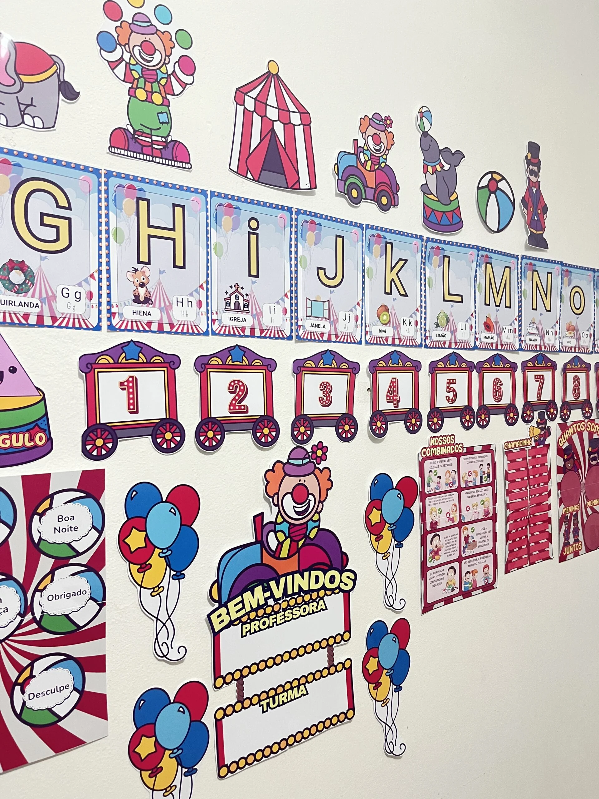 Kit Sala Tema Circo Mágico - Imagem 8