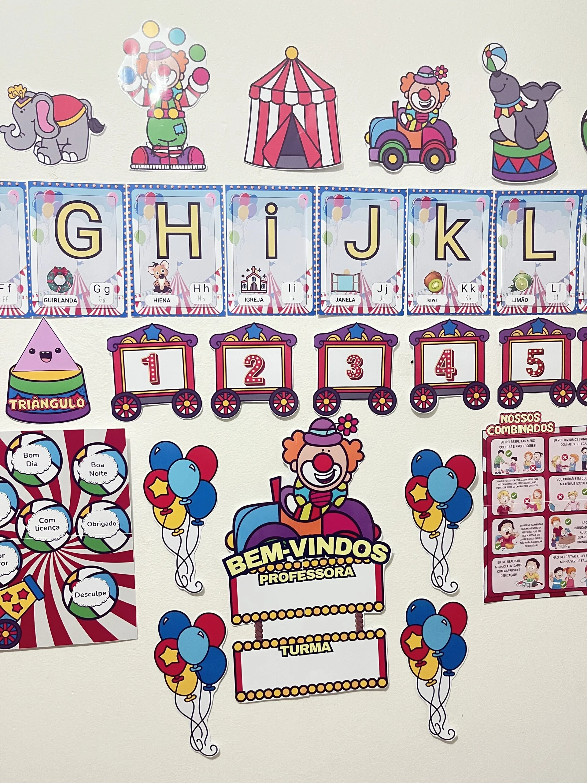 Kit Sala Tema Circo Mágico - Imagem 5