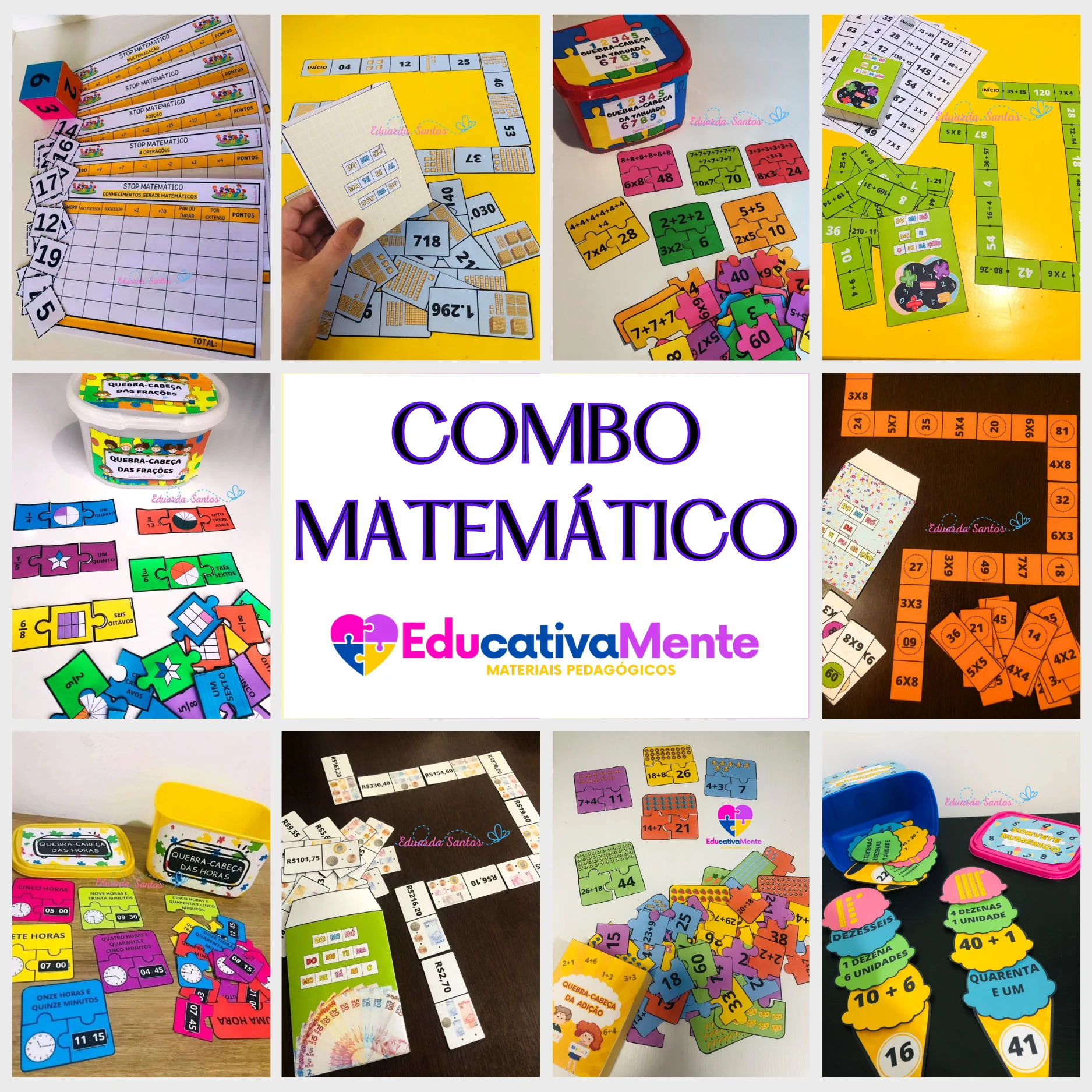 COMBO MATEMÁTICO – 10 RECURSOS (pelo preço de 3)